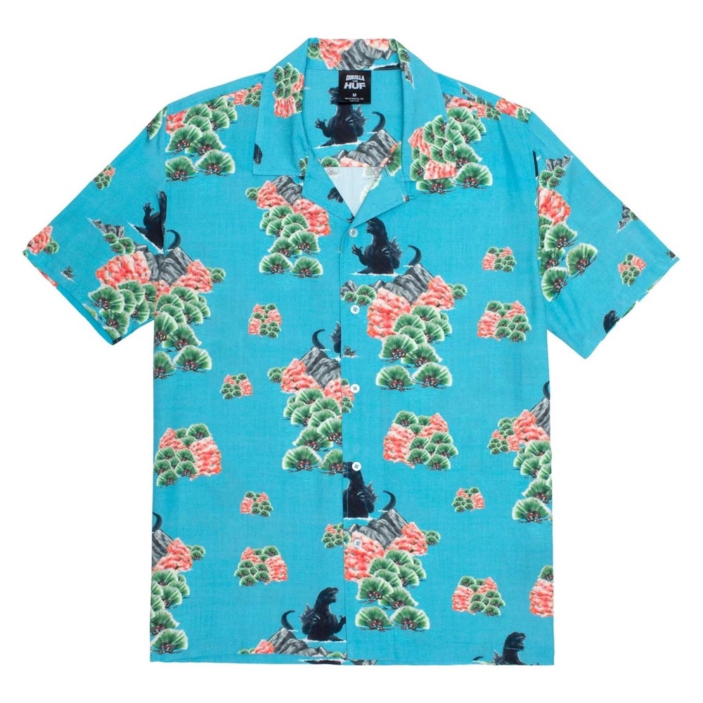HUF x Godzilla Hawaiian Shirt
